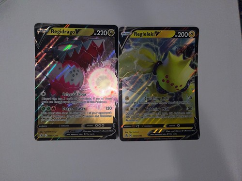 Jumbo Regieleki V SWSH280 & Regidrago V SWSH281 Pokémon TCG Black Star Promo