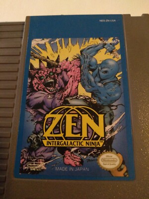 Zen:Intergalactic Ninja (Nintendo Entertainment System, 1993)-Cart