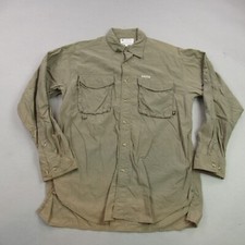 Carhartt Shirt Mens Medium Long Sleeve Button Front Pockets Regular Fit