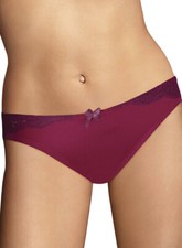 Maidenform Comfort Devotion Bikini Panties No Lines/Show Deep Ceris Size M/6 NWT