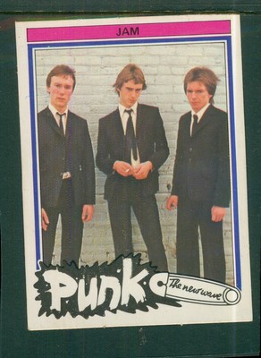 The Jam, Paul Weller, Monty Gum PUNK The New Wave (1977) ROOKIE CARD
