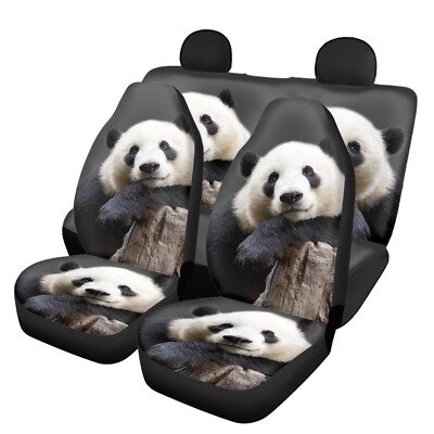 Animal Pattern Car Seat Covers Set of 4 Pack Cute All Seasons Use Fit for Cars