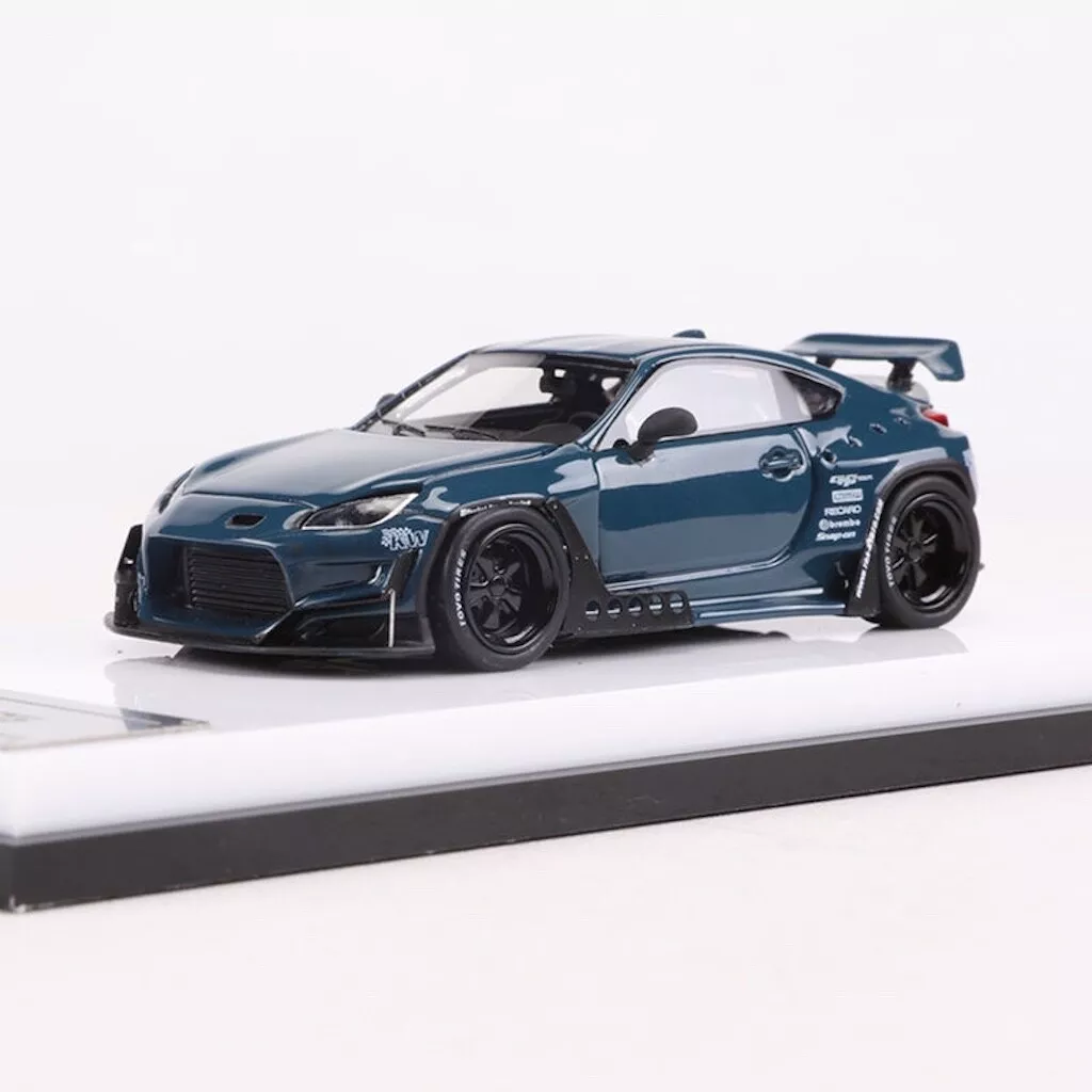 Scalemini 1:64 Blue GR86 Rocket Bunny Racing Sport Model Diecast