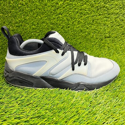 Puma Blaze Of Glory Techy Mens Size 10.5 Gray Black Athletic Shoes Sneakers