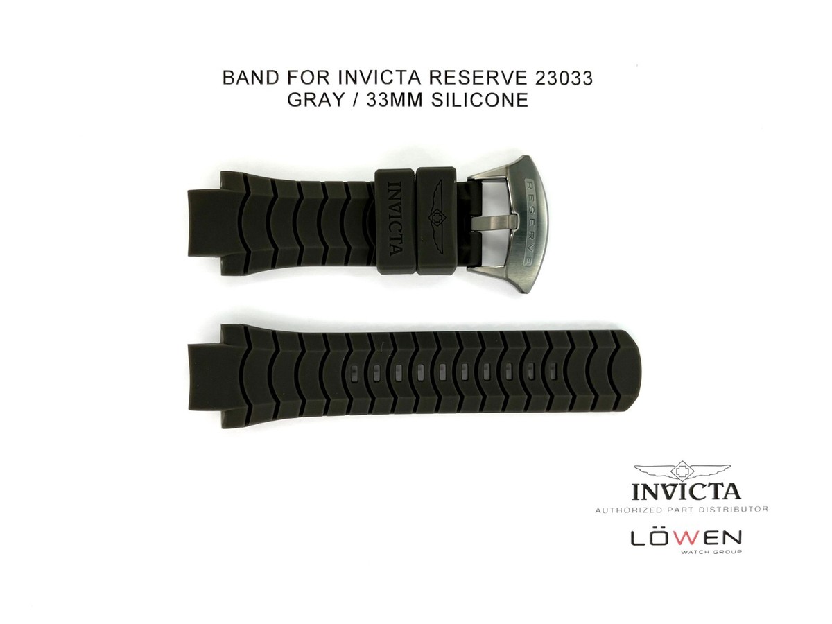 Invicta Watch-3 bands Authentic Invicta Subaqua 0937 Black & Green Silicone  main image 3
