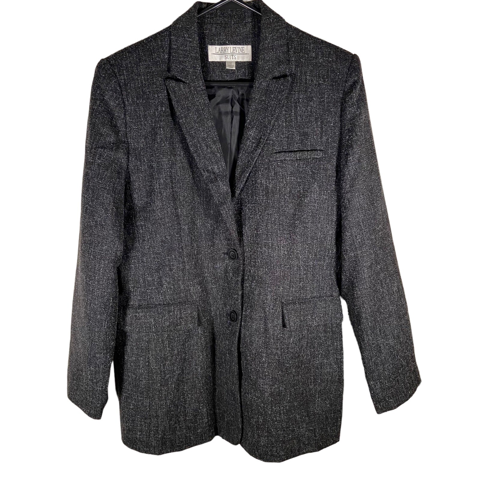 Larry Levine Two Button Blazer Jacket Women's Siz… - image 1