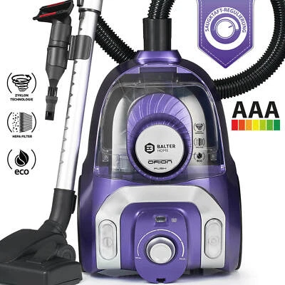 BALTER HOME Balter Orion X3 Staubsauger, Bodenstaubsauger Beutellos, Saugkraft-Regulierung