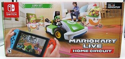 Jogo Nintendo Switch com Download Digital, Mario Kart Live, Home Circuit,  Luigi Set - AliExpress