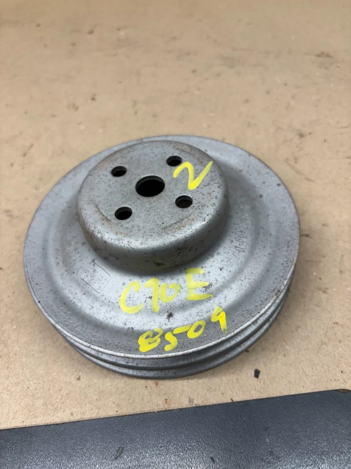 C7OE-8509 BOMBA DE AGUA BOMBA DE AGUA POLEA DOBLE POLEA MUSTANG COUGAR TORINO V8 #2 OE Foto 4 de 4