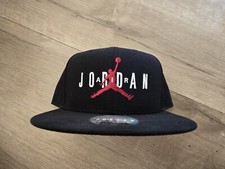 mens Nike Air jordan jumpman black snapback hat cap NWT 