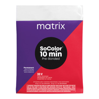 Matrix SoColor 10 Minute Permanent Hair Color & Developer Packet (Hair Dye) #