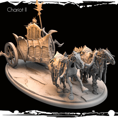 Skeleton Chariot 2 by Monolith Arts | D&D | DnD | Print on Demand
