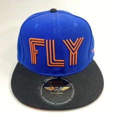 🧢FLY COLLECTION BLUE AND ORANGE SNAPBACK FREE SHIP PREOWNED GREAT CONDITION 🧢