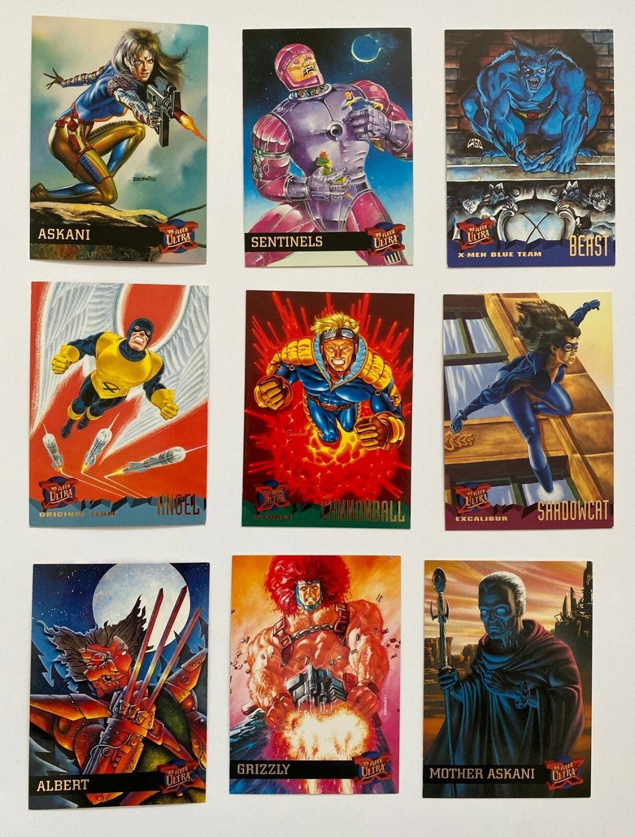 fleer ultra X-MEN 10枚セット レア 1994 Fleer Ultra X-Men Premiere Edition Trading Cards