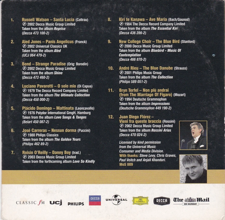 CLASSICAL LEGENDS 1 - 3 ( THE MAIL ON SUNDAY Newspaper 3 CD Set ) - Bild 3 von 4