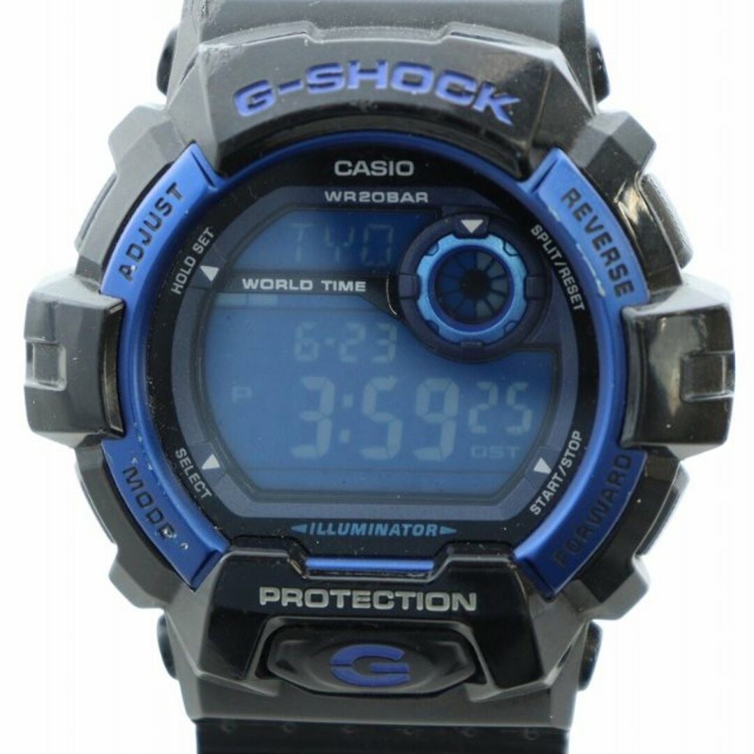 Casio G-Shock Digital Watch with Calendar and Logo Display