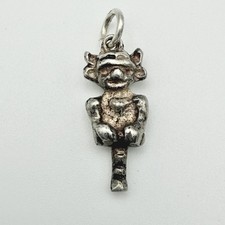 Vintage 925 Sterling Silver Imp Charm Pendant 