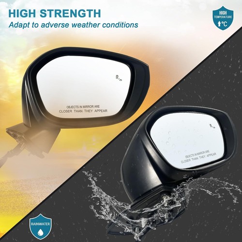 Right Passenger Side Mirror Fits 2022-2025 HONDA CIVIC Sedan/Hatchback With Powe - Picture 3 of 4