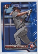 2022 Bowman Draft Blue 109/150 James Triantos #BD-166 he0
