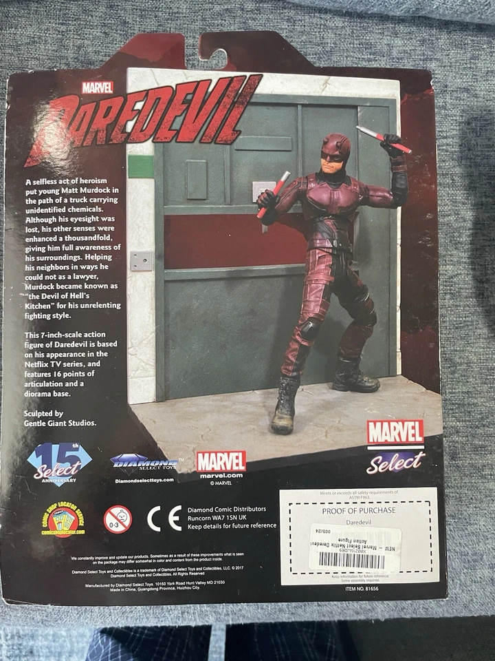Figura de acción Marvel Select Daredevil Netflix 2017 Diamond Select Toys nueva en caja Foto 2 de 2