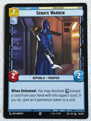 Senate Warden 59/264 C Secrets of Power