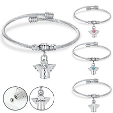 Angel Urn Cremation Bracelet for Ashes F/ Women Keepsake Cremation Urn Bracelet