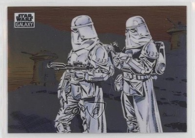 2021 Topps Chrome Star Wars Galaxy Imperial Snowtrooper Al Williamson s #15 1nw5