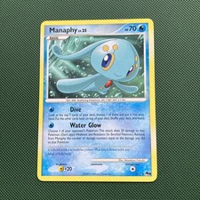 Pokémon | Manaphy 2/17 | Pop Series 9 Regular Rare | 2009 Non Holo Lv 25
