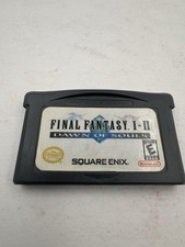 Final Fantasy I & II Dawn of Souls GBA Cartridge Tested Square Enix