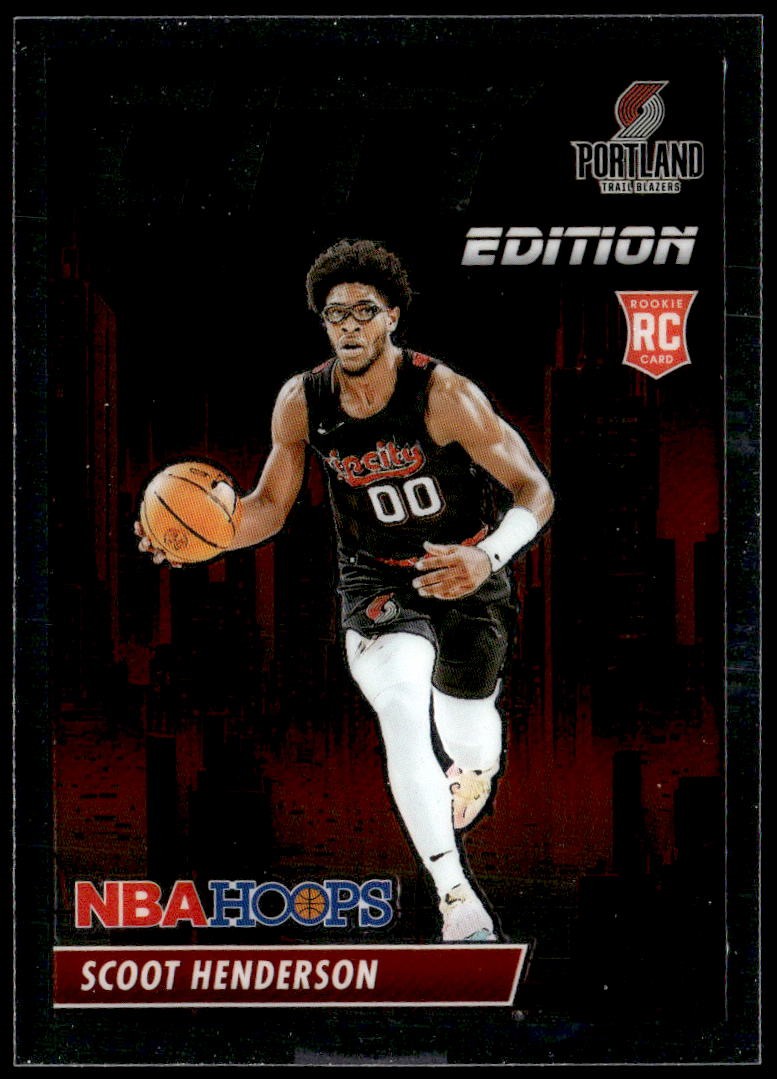 2023-24 Hoops Premium Stock #5 Scoot Henderson City Edition Rookie E1