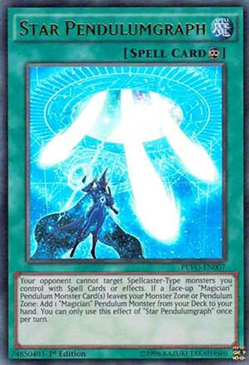 Star Pendulumgraph PEVO-EN007 Pendulum Evolution Ultra Rare Near Mint Yu-Gi-Oh