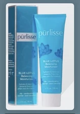 PURLISSE BLUE LOTUS BALANCING MOISTURIZER 1.7 FL OZ FULL SIZE NIB SEALED