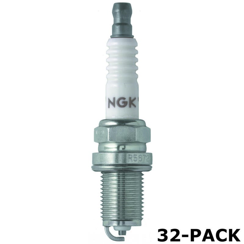 NGK Spark Plug 7405 32-PACK V-Power R5672A-9 14mm Copper/Nickel, Flat, 9