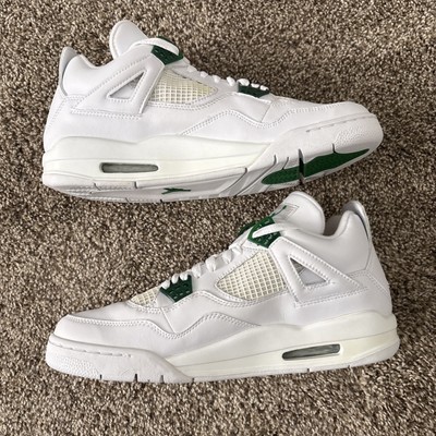 Nike Air Jordan 4 Retro 2004 308497-101 White/Pine Green  display picture 2