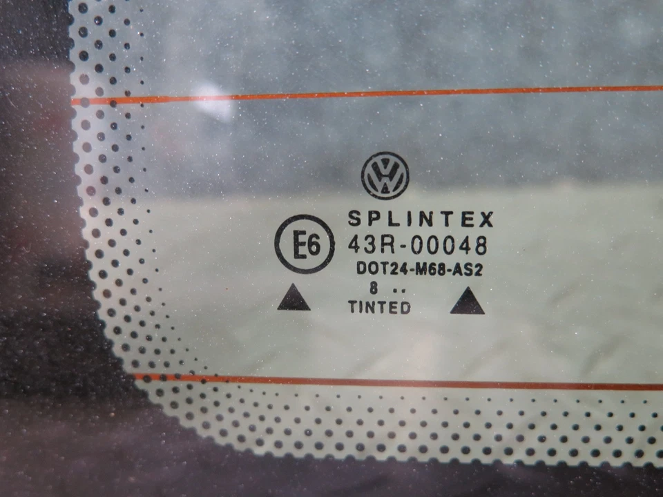97-00 VW EUROVAN T4 PORTÓN TRASERO PUERTA LEVADIZA PARABRISAS TÉRMICO VENTANA DE VIDRIO OEM Foto 2 de 4