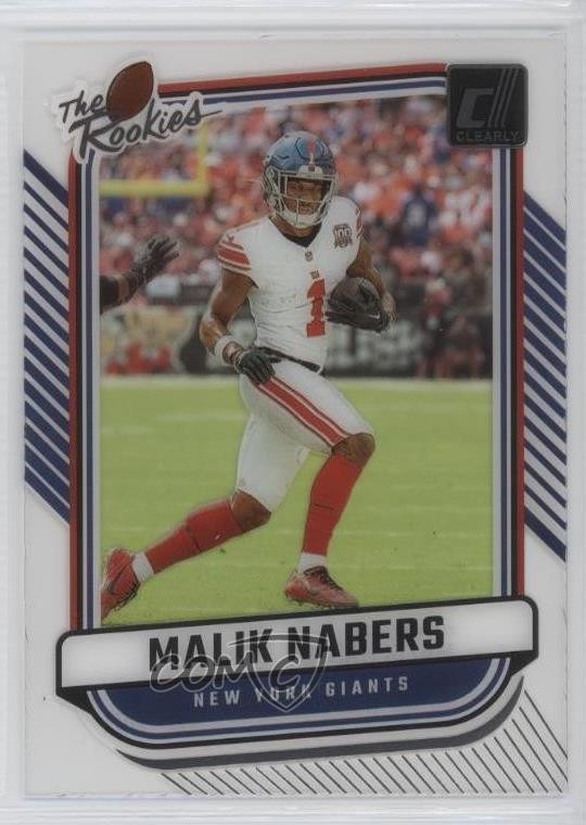 2024 Panini Clearly Donruss Clearly The Rookies Malik Nabers #6 RC 1oa8