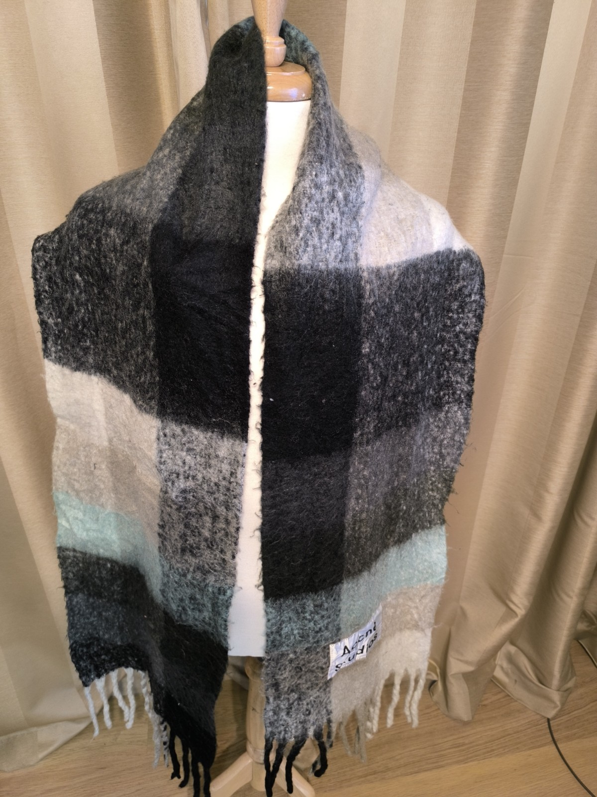 Acne Studios Scarf Preloved Large Multicoloured Scarf image 8