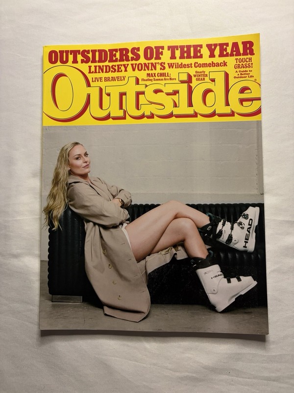 Outside Lindsey Vonn “Wildest Comeback” Issue Winter 2025 Magazine