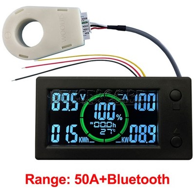 50A/100A/200A/400A Bluetooth Voltage Current Power Energy Meter Coulomb Counter/