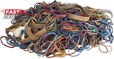 Assorted Size Color Rubber Bands Multicolor Craft Office School Home 227Gm 1/2Lb