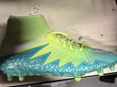 Nike Hypervenom Phantom II Soccer Cleats Green/Blue/White