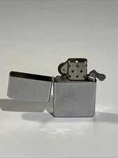 2005 zippo flip open windproof lighter Plain Stainless Steel