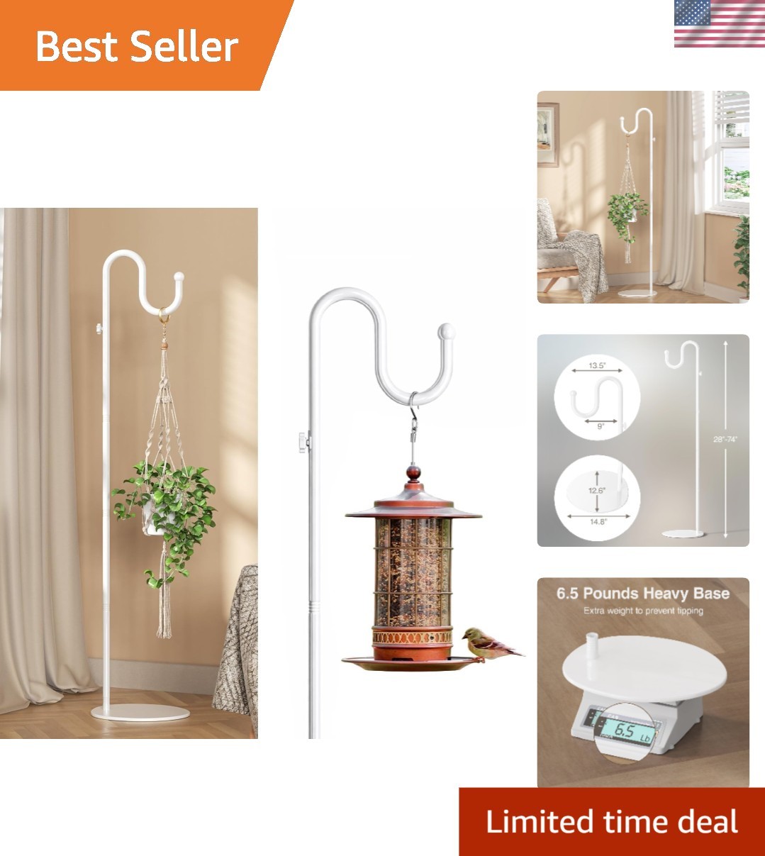 Adjustable Shepherds Hook - 74