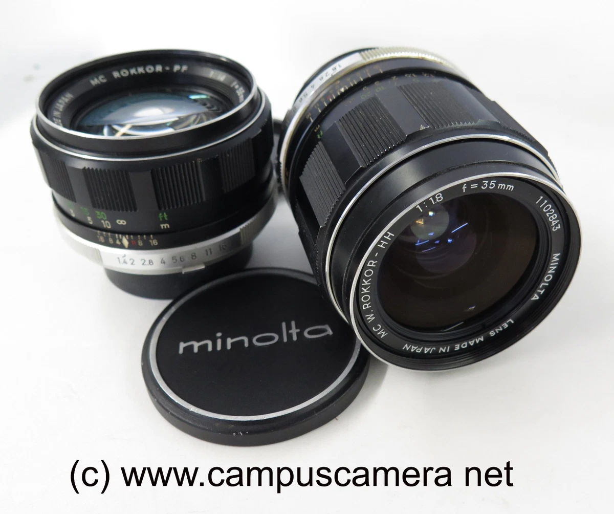 Minolta 35mm Focal f/1.8 Camera Lenses for sale - eBay