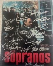 Sopranos Signed 11x14 Cast Signed Photo Signed By 18 JSA Vincent Pastore + 17