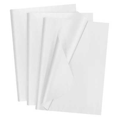 Taschentuch Geschenk Verpackung Papier weiß 19,69 x 27,56 Zoll für Floristen Set 60