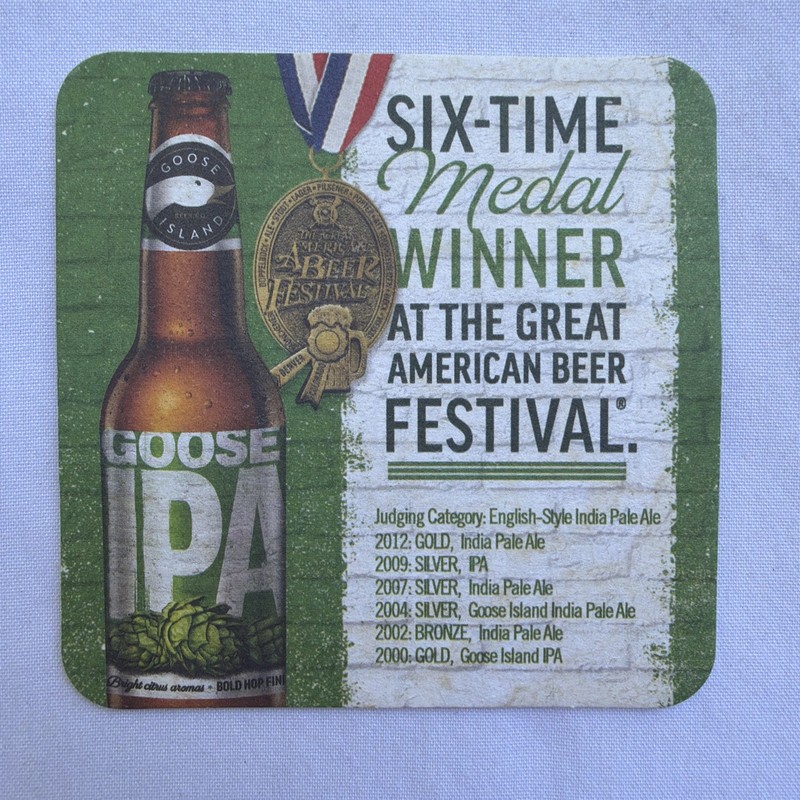 Goose Island Beer Company, Six Time Medal Winner, India Pale Ale, 2015