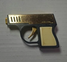 Vtg Kyochi Japan Gun Pistol Shaped Novelty Cigarette Lighter Parts Only .
