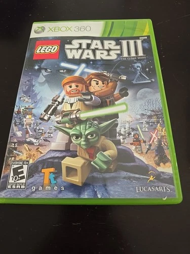 LEGO Star Wars III: The Clone Wars (Microsoft Xbox 360, 2011)