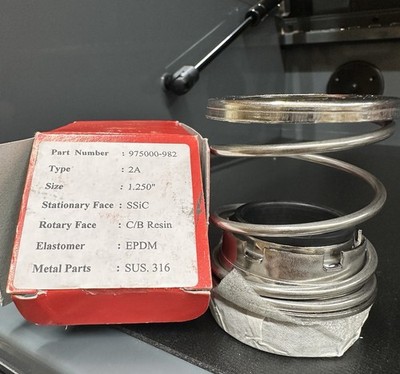 Armstrong  975000-982 Mechanical Seal Replacement. 1.250  Shaft